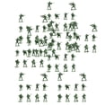 thumbnail image 1 of Figuras de Juguete Sunnimix Modelo Diorama 100x Miniaturas Verde Figuras de Soldados, 1 of 8