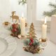 thumbnail image 2 of Candelabro de Navidad, Papá Noel, alce, árbol, candelabro de hierro dorado, adornos de mesa de Año Nuevo, regalo de Navidad, decoración para el hogar ﻿2024, 2 of 5