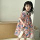thumbnail image 4 of Vestido de princesa elegante de verano para niñas de 1 a 10 años, ropa para niños con cuello Peter Pan, vestido con estampado de arándanos y mangas abullonadas para chico, 4 of 6