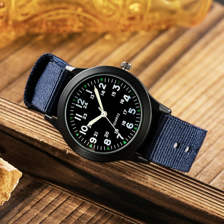 Mens watch with nylon band sale