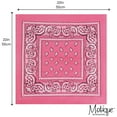 thumbnail image 5 of Motique Accessories 22 Inch Cotton Paisley Bandana, 5 of 6