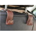thumbnail image 3 of Car Storage Hooks Hooks For Back Seat Purse Holder (4 Pack Brown), 3 of 3