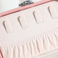 thumbnail image 4 of PENGXIANG Double Layer Jewelry Storage Box Organizer Durable High Quality Pu Leather Storage Box For Travel And Business Trips, 4 of 6
