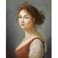 thumbnail image 2 of Le Brun, Elisabeth Vigee 20x24 Black Ornate Wood Framed with Double Matting Museum Art Print Titled - Portrait of Louisa, Queen of Prussia, 2 of 4