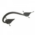 thumbnail image 7 of 9" in. Unique Inverted Spade Black Cast Iron Door Handle Pull Reversible Design Renovators Supply, 7 of 7