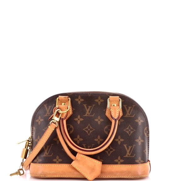 Pre-Owned Alma Handbag Monogram Canvas BB By Rebag