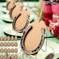 thumbnail image 4 of MANNYA 20pcs Good Lucky Horse Shoes with Kraft Tag Metal Craft Horseshoes Decorations for Rustic Vintage Wedding Party Decor, 4 of 10