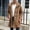 11 Orange, variant on Men Long Faux Fur Coat Jacket Winter Warm Fuzzy Fluffy Coats Luxury Open Front Lapel Collar Shaggy Teddy Parka Overcoats