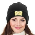 thumbnail image 4 of Pompompurin Winter Beanie Hats for Men Women, Warm Cozy Knitted Cuffed Skull Cap, 4 of 8