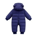 thumbnail image 2 of Boys Snowsuit Padded Jacket Girls Down Outwear Boys Coat Warm Snowsuit Hooded Jumpsuit Romper Baby Boys Coat&Jacket, 2 of 3