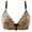 Yellow, variant on 2PC Womens Bras Leopard Print Fashion Thin Pair Sag No Lace Bralette,Grey,38