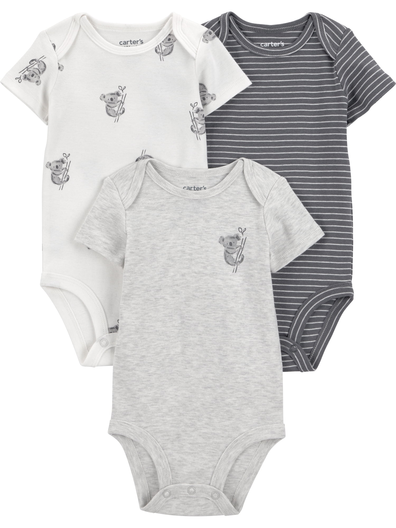 Carter's Child of Mine Baby Bodysuits, 6-Pack, Sizes Preemie-24 Months