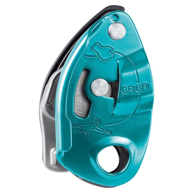 Dispositivo de aseguramiento Petzl GRIGRI azul para deporte, comercio y toprope