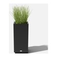 thumbnail image 2 of Veradek Block Series Pedestal Tall Plastic Planter - Black, 2 of 12