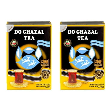 Do Ghazal Super Ceylon Earl Grey Loose Tea, 2 Pack, 16 Ounce