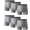 Light Gray, variant on 6PK Mens Cotton Boxer Briefs Tagless Comfort Flex Underwear With Opening Fly