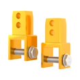 thumbnail image 3 of Almencla 2 Pieces Heightening Device Pad Height Extension Absorber with Screws Universal Replace Parts Motor Rear Shock Riser Absorber Yellow, 3 of 8