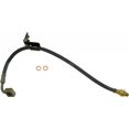 thumbnail image 2 of KarParts360 For Plymouth Breeze 1998 1999 2000 Brake Hydraulic Hose | Stamped Steel Bracket | 19.38 inches Axis 1 Length | With Bracket | Black Color Flexible Hose | Replacement For 4764181, 4764181A, 2 of 5