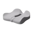 thumbnail image 3 of Cojín de asiento de espuma viscoelástica antideslizante, transpirable, ergonómico, almohada de espuma viscoelástica para silla Gris, 3 of 9