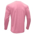 thumbnail image 6 of tarylea Plus Size Tops for Men Long Sleeve Notch Neck Button Shirts Casual Loose Comfy Fall Dailywear Tops, 6 of 6