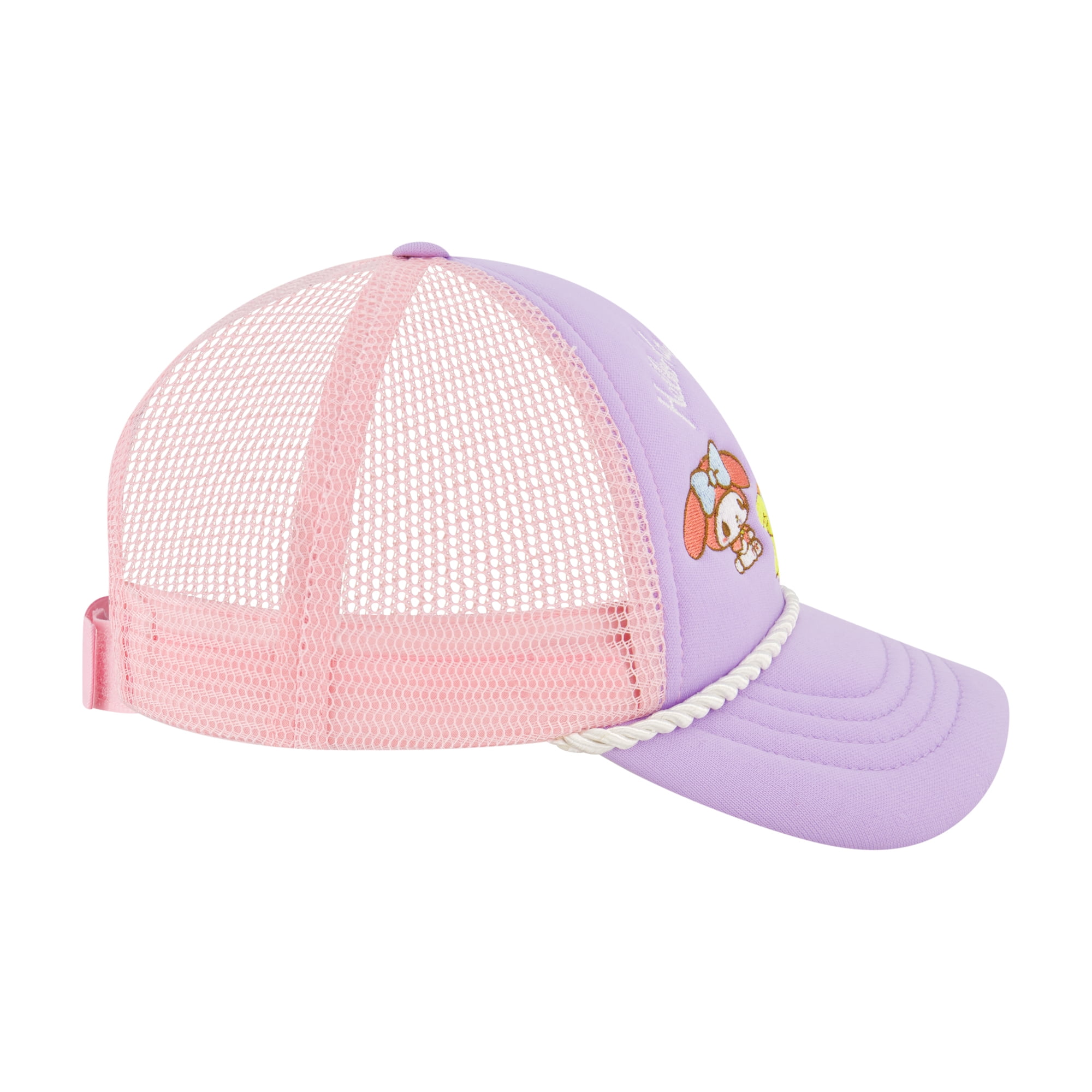 Hello Kitty and Friends Girls Trucker Hat, Purple, One Size Fits Most