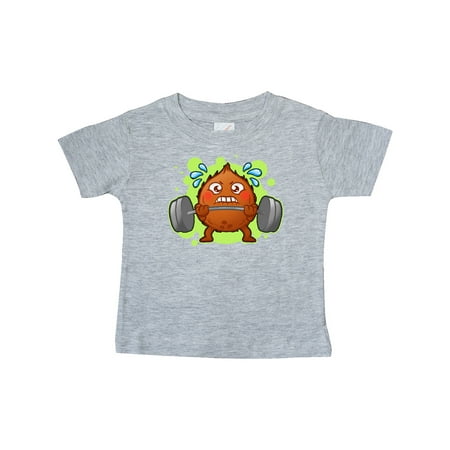 

Inktastic Weightlifting Gift Funny Coconut Lifter Gift Baby Boy or Baby Girl T-Shirt