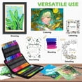 thumbnail image 6 of INTELIVE 80pcs Dual Tip Brush Art Marker Set, Art Marker Brush Pens Set, 6 of 12
