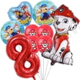 thumbnail image 5 of Conjunto de Globos de la patrulla canina para niños y niñas, decoraciones de ramo de Globos para fiesta de cumpleaños, número 1 ° y 2 °, 32 pulgadas, 5 of 5