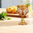 thumbnail image 6 of WeiLaiKeQi Vintage Medieval Goblet Anniversary Engraving Handcraft Ceremonial Drinkware Gold White, 6 of 9