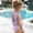Purple, variant on Twczz Toddler Girls One-Piece Swimsuits- Full Coverage Cute 3D Flowers Backless Kids Bathing Suit Purple Size 5 T