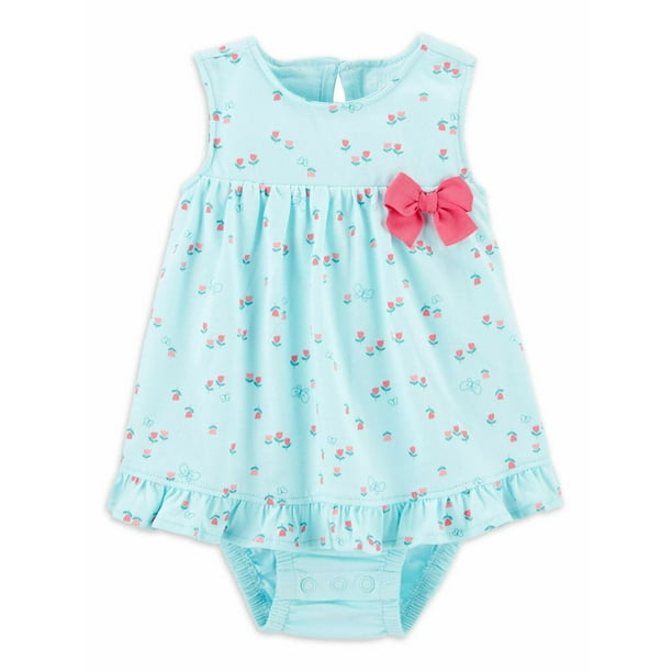 Baby Girls One Piece Flutter Sleeve Romper