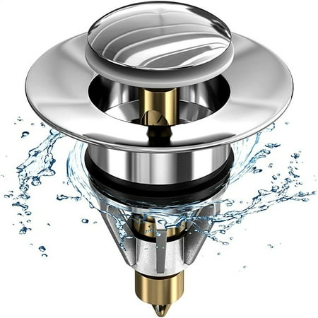 

Universal Edition Stainless Steel Bullet Core Push Type No Overflow Pop Up Sink