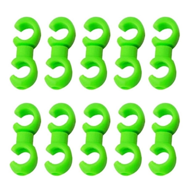 Accesorios para bicicletas 10 Uds. Cable de engranaje de freno de bicicleta Clips de estilo S gancho de línea de guía de manguera (verde) Hugtrwg Para estrenar
