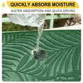 thumbnail image 2 of 20”x32” Memory Foam Bathroom Mat Non Slip Bath Mat Washable Bathroom Mats Green, 2 of 7