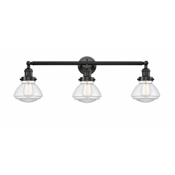 Innovations Lighting - Olean - 3 Light Bath Vanity In Industrial Style-7.75