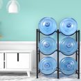 thumbnail image 4 of 5 Gallon Water Bottle Holder,3Tier Water Jug Holder Rack for 6 Bottle Heavy Duty, 4 of 5