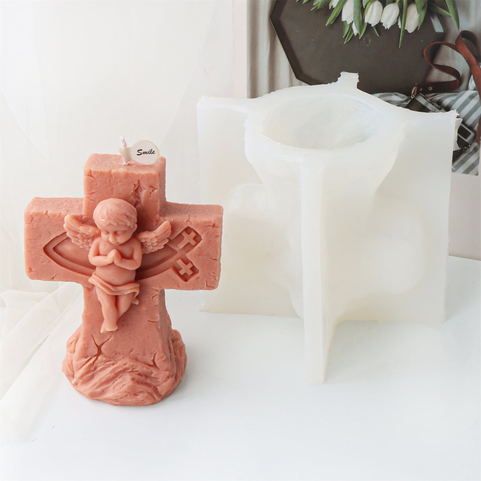 Photo Frame Fairy Silicone Mold Handmade Plaster Resin Soap Making Tools Home Decorations Crafts