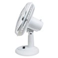 thumbnail image 4 of Comfort Zone Ventilateur de Table Oscillant à Grande Vitesse de 16 Pouces, 3 Vitesses Réglables, Blanc, 4 of 7