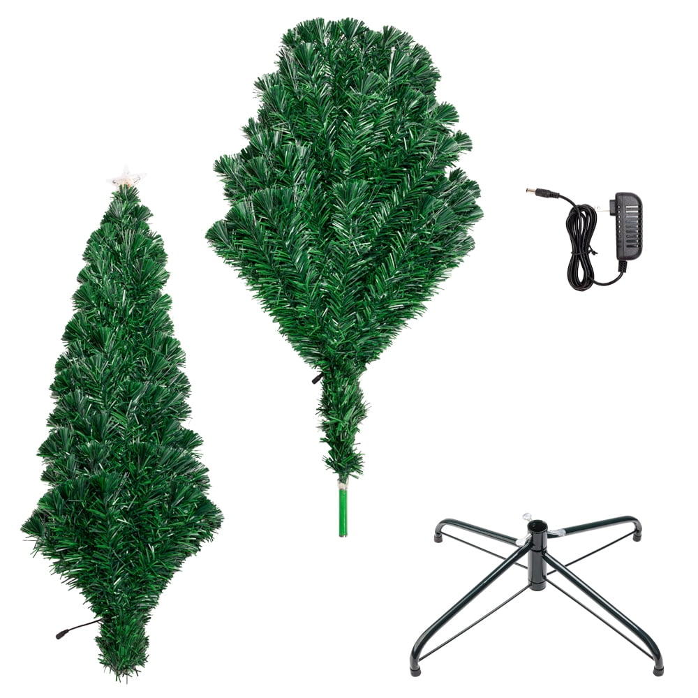 Private Jungle 7.5ft Fiber Optic Artificial Christmas Pine Tree, Holiday Party Christmas Tree Decorations