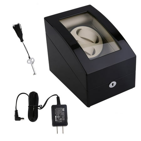 Automatic Rotation 2+3 Watch Winder Case Display Box Storage Holder Organizer
