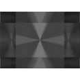 thumbnail image 1 of Ahgly Company Machine Washable Indoor Rectangle Transitional Charcoal Black Area Rugs, 5' x 8', 1 of 7