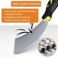 thumbnail image 3 of 4 Pieces Stainless Steel Spatula Set, Coating Knife With Plastic Handle Spatula, Palette Knife, 3 of 5