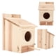 thumbnail image 5 of Wooden Birdhouse, Natural Heavy Duty Birdhouse Breeding Box Outdoor Bird Nest Box Hanging Birdhouse For Country For Garden For Cottages ANGGREK AC8764, 5 of 8