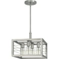 thumbnail image 4 of Ashley Harbour Transitional 4-Light Ceiling Hanging Pendant Lights, Silver, 4 of 4