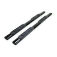 thumbnail image 2 of TrailFX Nerf Bar A7042B TFX 5 Oval Straight Side Bars; With Step Pads; 5 Inch Oval Straight; Powder Coated; Black; Steel; With Welded End Caps; Rocker Panel Mount, 2 of 3