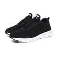 thumbnail image 2 of Domzle Womens Running Shoes Tennis Sneakers Slip on Walking Gym Work Shoe Non Slip | Comfortable Soft丨Lightweight丨Breathable Mesh丨Athletic Workout丨Sports丨Casual Fashion Black, 2 of 5