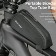 thumbnail image 4 of WEST BIKING Bike Bag 0.5L Front Frame Bag 3D Shape Bike Parcel Bag Road Trip Riding Equipment, 4 of 7
