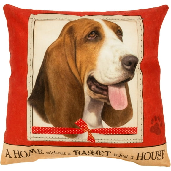 SUMACLIFE Cute Dog Collection Decorative Pillow Cushion for Bed Sofa Couch Car 15 x 15