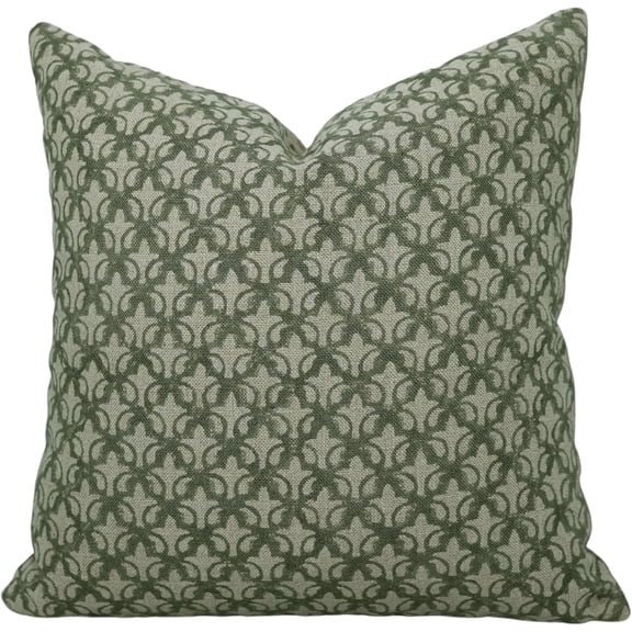 Block prints, 14"X36", Lightweight & Soft Thick Linen Pillow Covers By Fabdivine, Rajputana Jaal