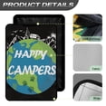 thumbnail image 4 of Psesaysky Reflective RV Door Window Shade, 17.3” x 26” Car Door Window Cover Fashion Sunshield Blocking Light, Heat and UV Rays for RV Trailer Camper Windows (Earth Happy Campers), 4 of 7